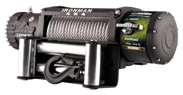 Ironman 12000Lb Monster Winch - Synthetic Rope 1