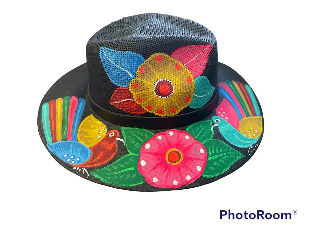 Cowgirl Hat Handmade Paint 1