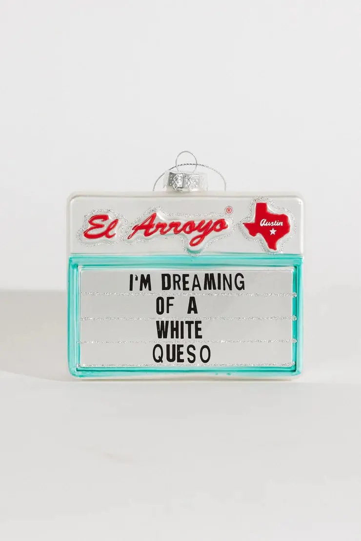 El Arroyo - White Queso Ornament 1