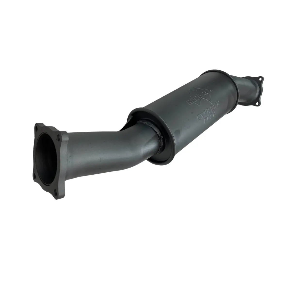 Redback Extreme Duty Straight Piped Resonator (Offset/Offset, 5” Round) 2