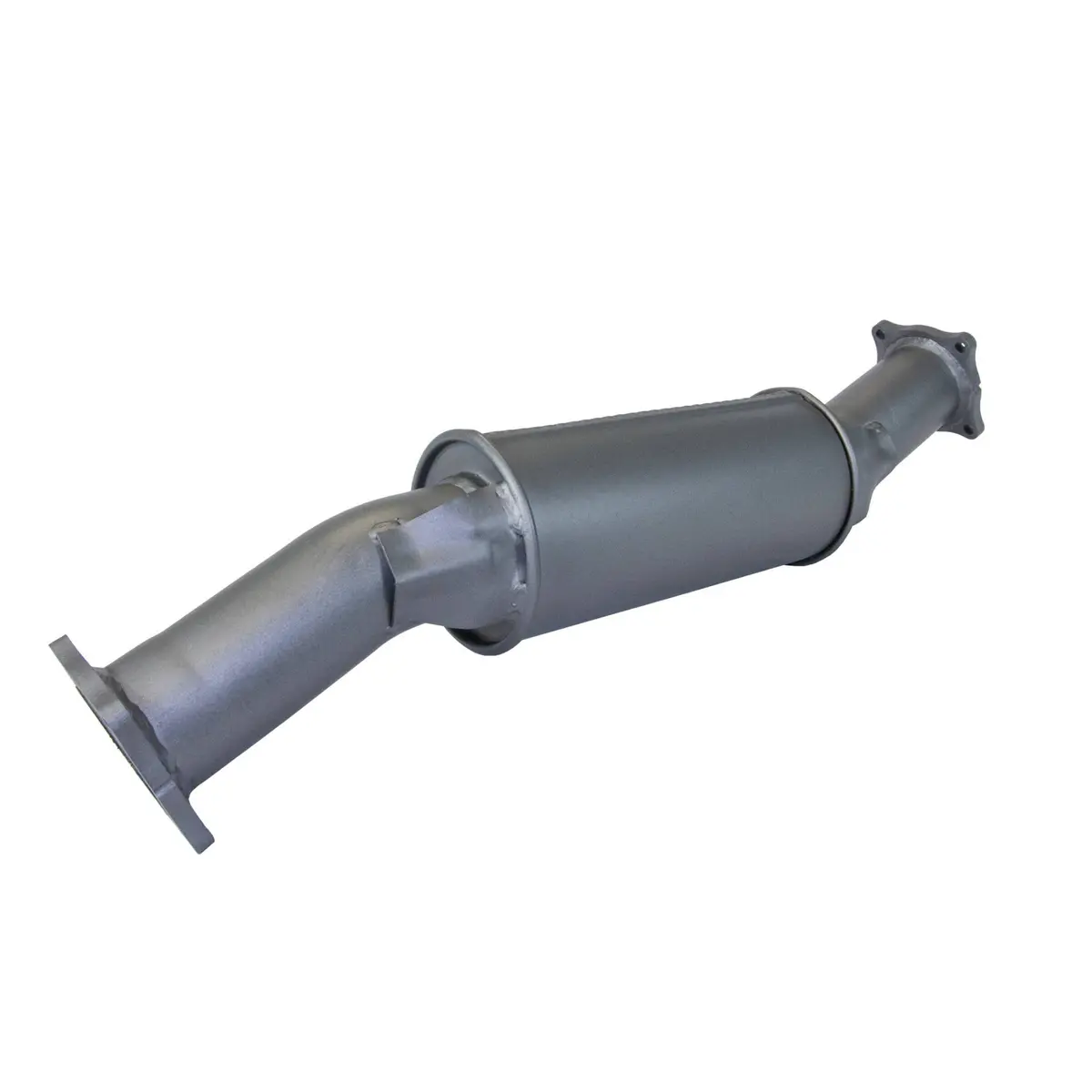 Redback Extreme Duty Offset/Offset 5" Round Resonator Muffler 2