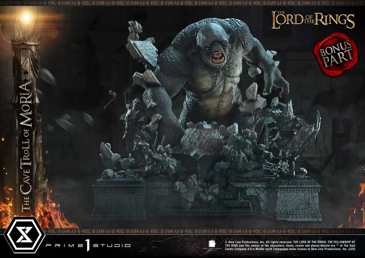 The Lord Of The Rings The Fellowship Of The Ring (2001): Cave Troll Of Moria Bonus Version 1