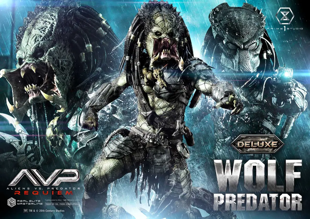 Aliens Vs. Predator Requiem: Wolf Predator Deluxe Version (Pre-Order) 1