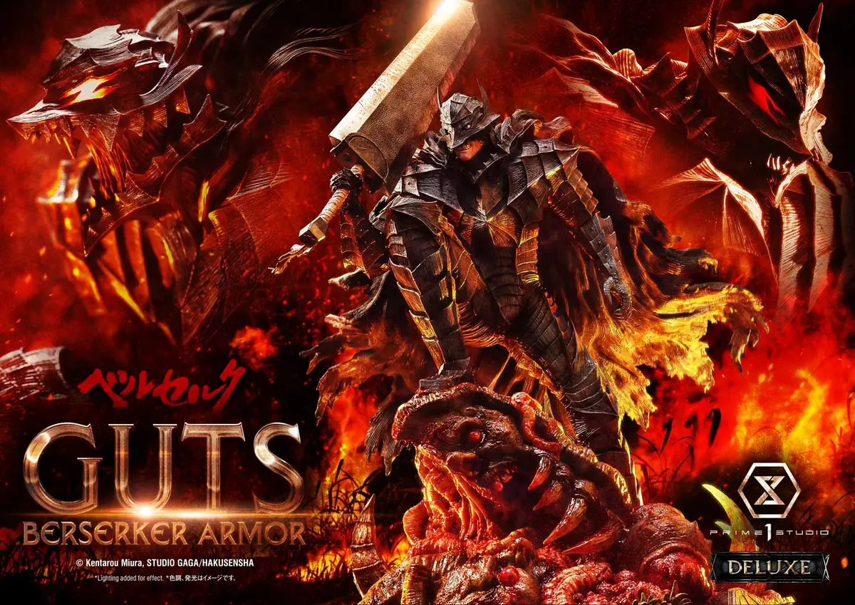 Berserk Grunbeld Vs Guts: Guts Berserker Armor Deluxe Version (Pre-Order) 1