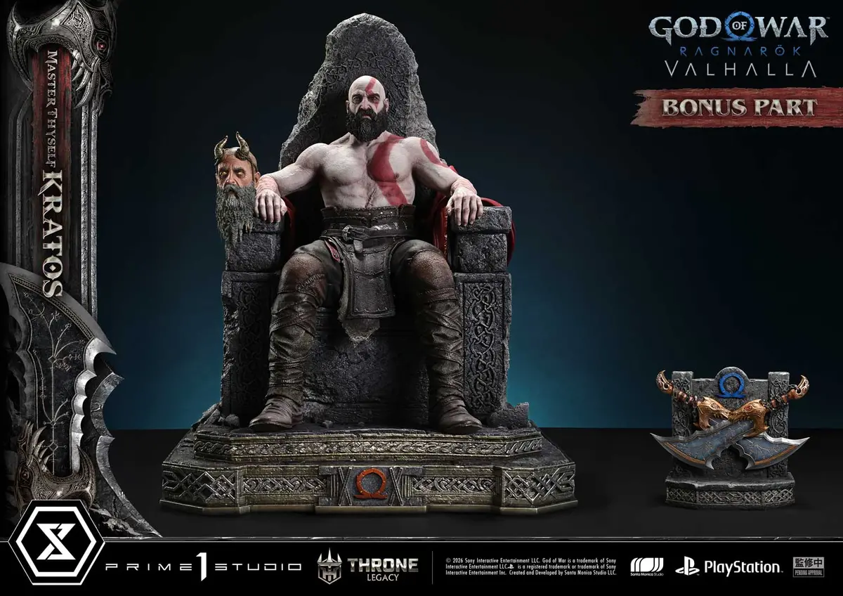 God Of War Ragnarök: Master Thyself Kratos Throne Legacy Bonus Version (Pre-Order) 1