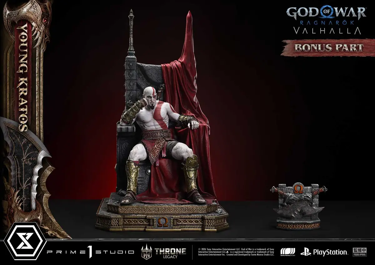 God Of War Ragnarök: Young Kratos Throne Legacy Bonus Version 1