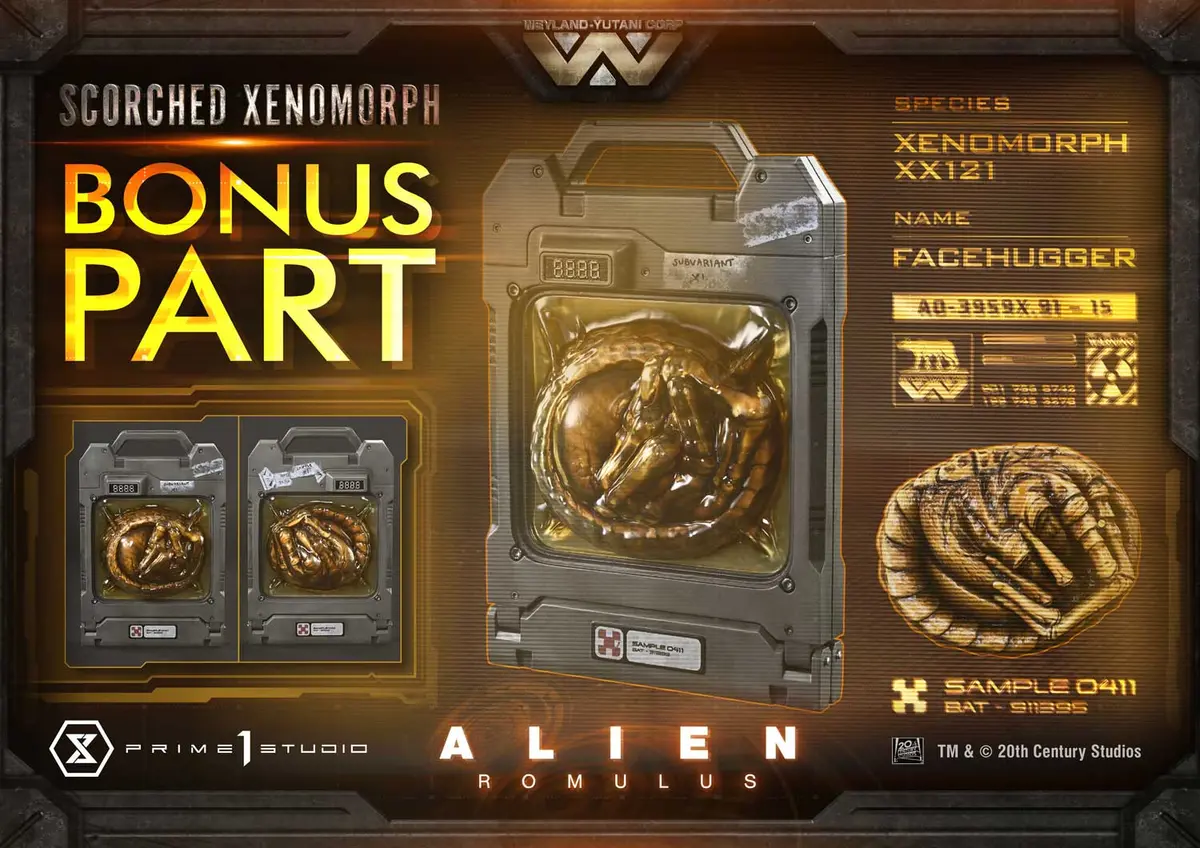 Alien Romulus (2024): Scorched Xenomorph Deluxe Bonus Version (Pre-Order) 1