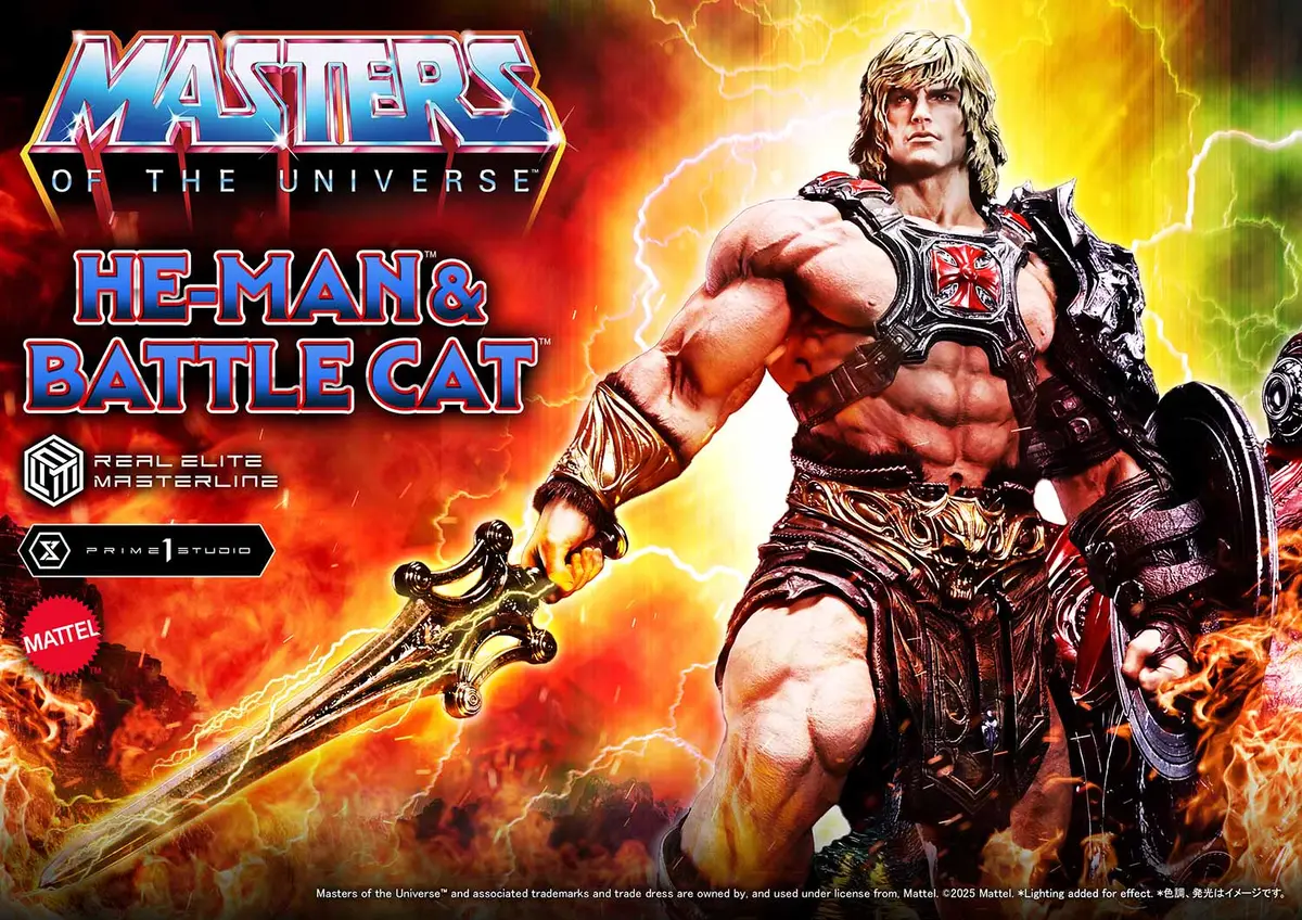 Masters Of The Universe: He-Man & Battle Cat Real Elite Masterline 1