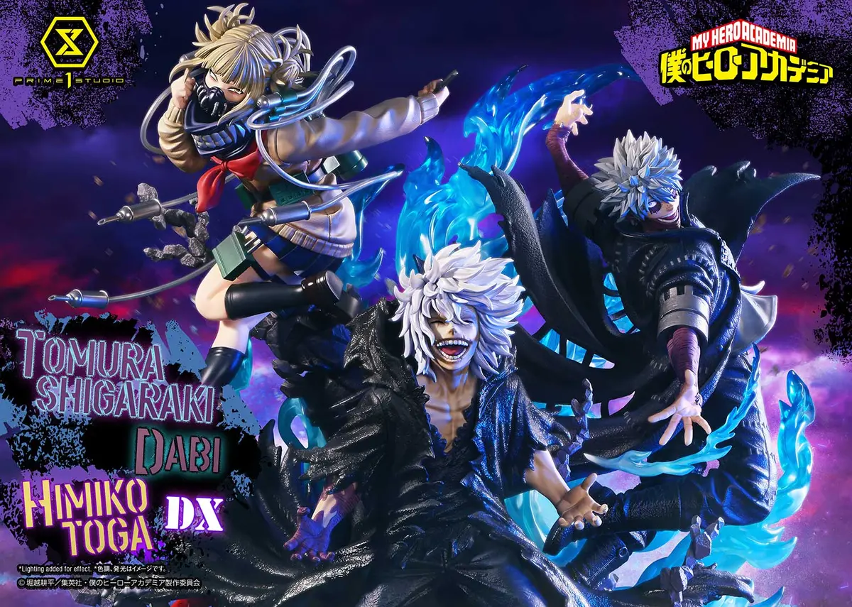 My Hero Academia: Tomura Shigaraki, Dabi, Himiko Toga Deluxe Version 1