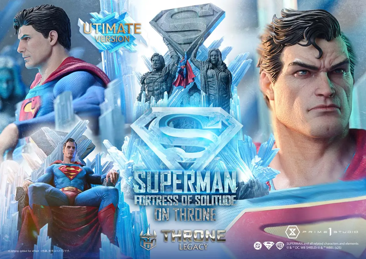 Dc Comics: Superman Fortress Of Solitude On Throne Ultimate Version 1