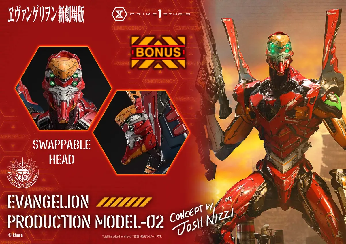 Evangelion: Evangelion Production Model-02 (Concept By Josh Nizzi) Deluxe Bonus Version (Pre-Order) 1