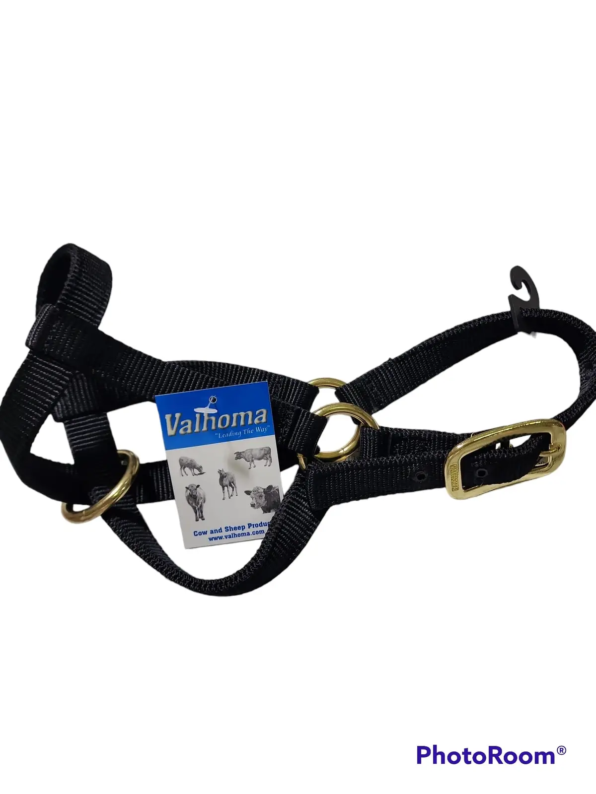 Valhoma: Halter - Goat Billy- Black 1