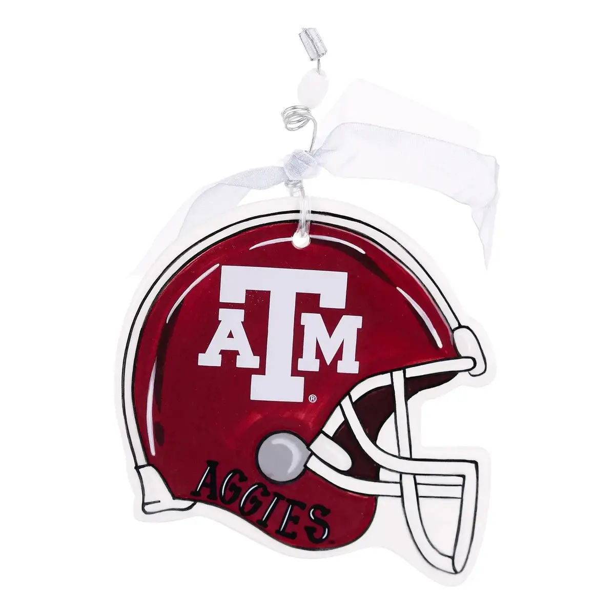 Texas A&M Helment Ornament 1