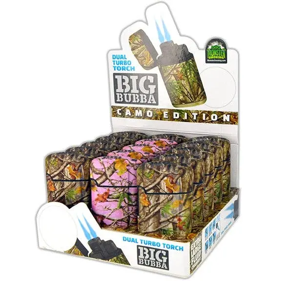 Big Bubba Dual Torch Lighter Camo Assortment 1