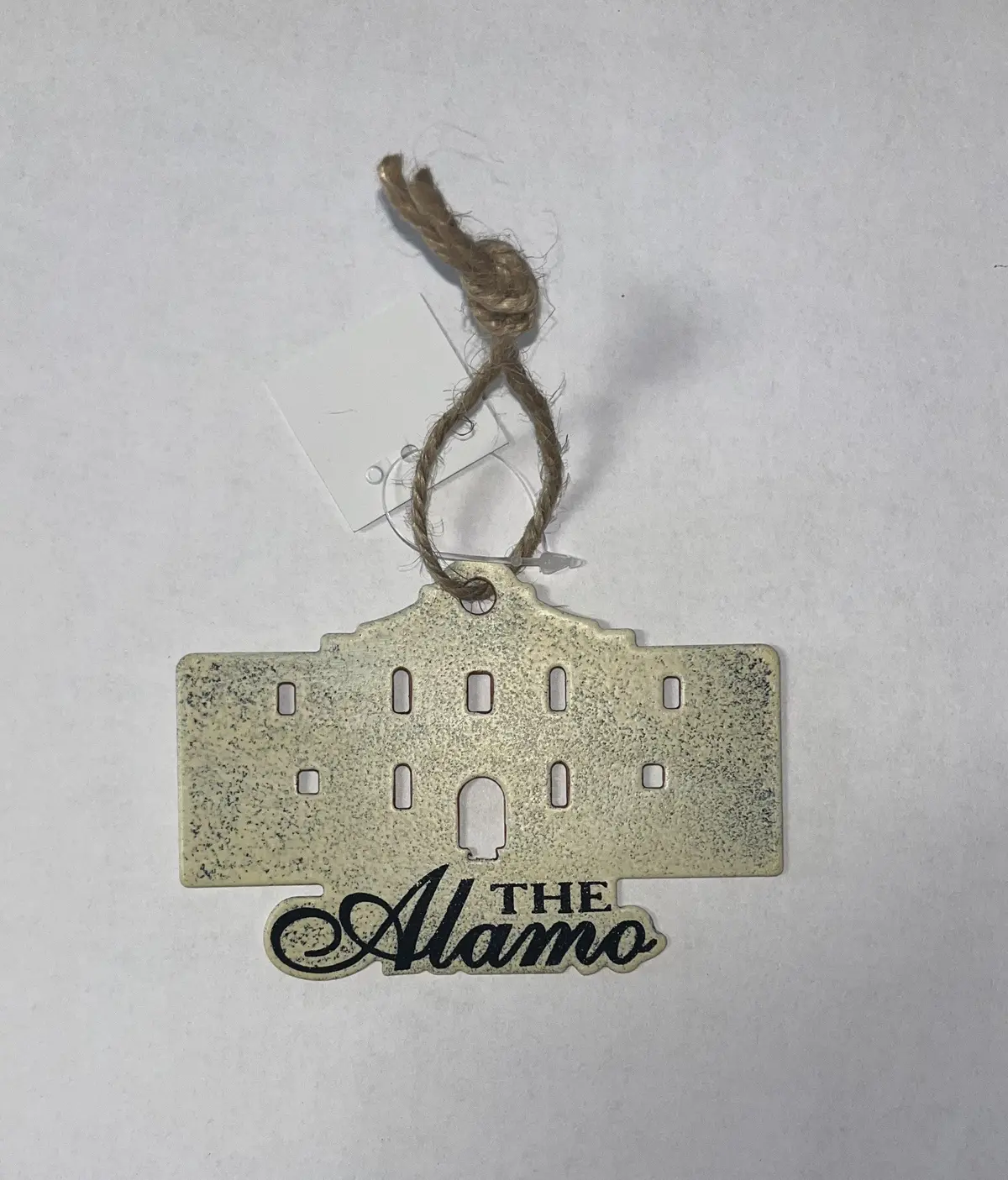 The Alamo Iron Outline Ornament 1