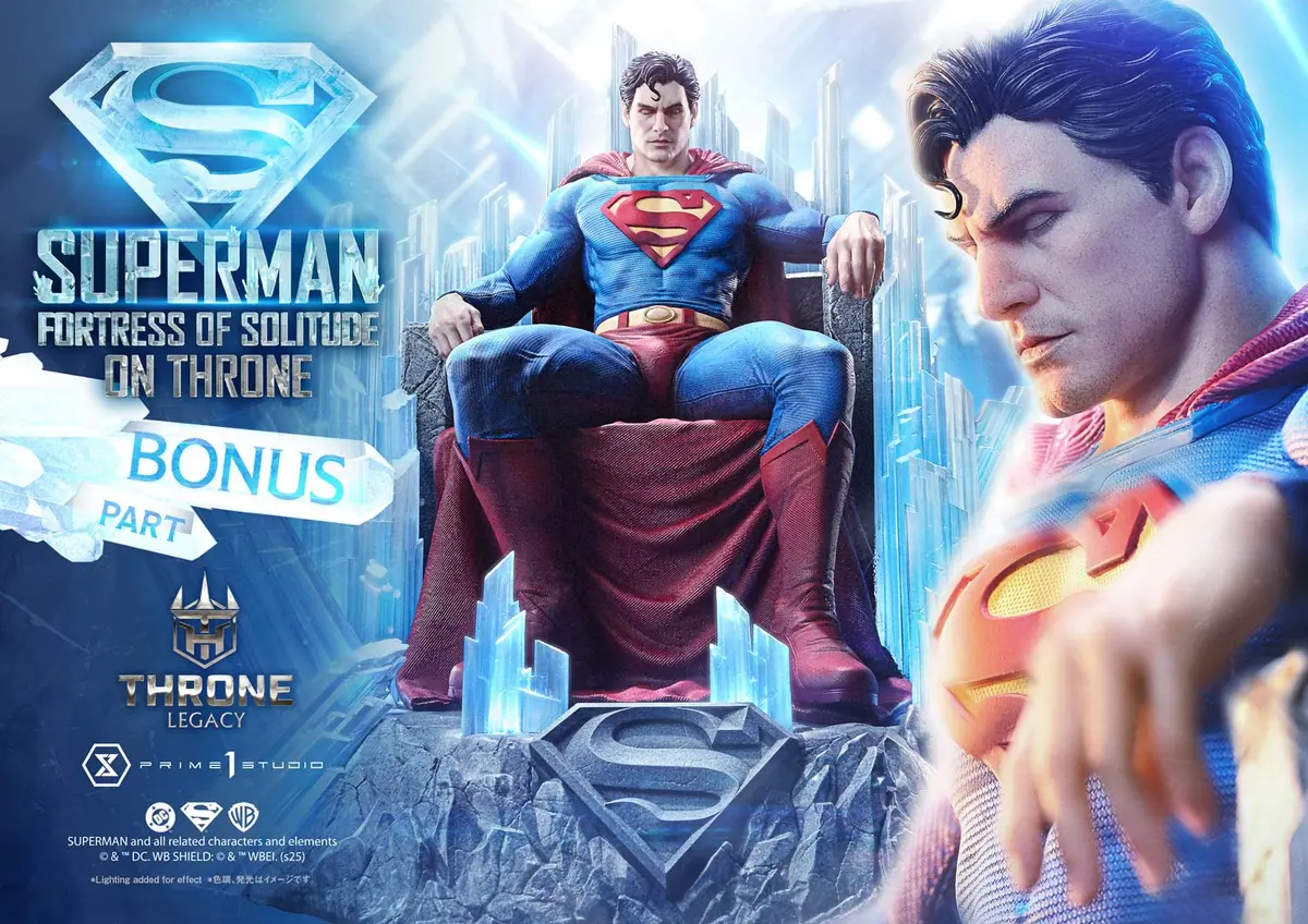 Dc Comics: Superman Fortress Of Solitude On Throne Ultimate Bonus Version (Pre-Order) 1