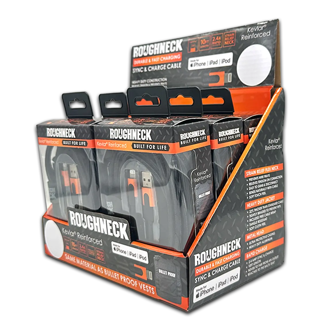 Roughneck Usb-Lightning 10Ft Charging Cable 1