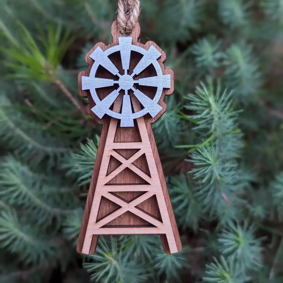 Windmill Christmas Ornament 1