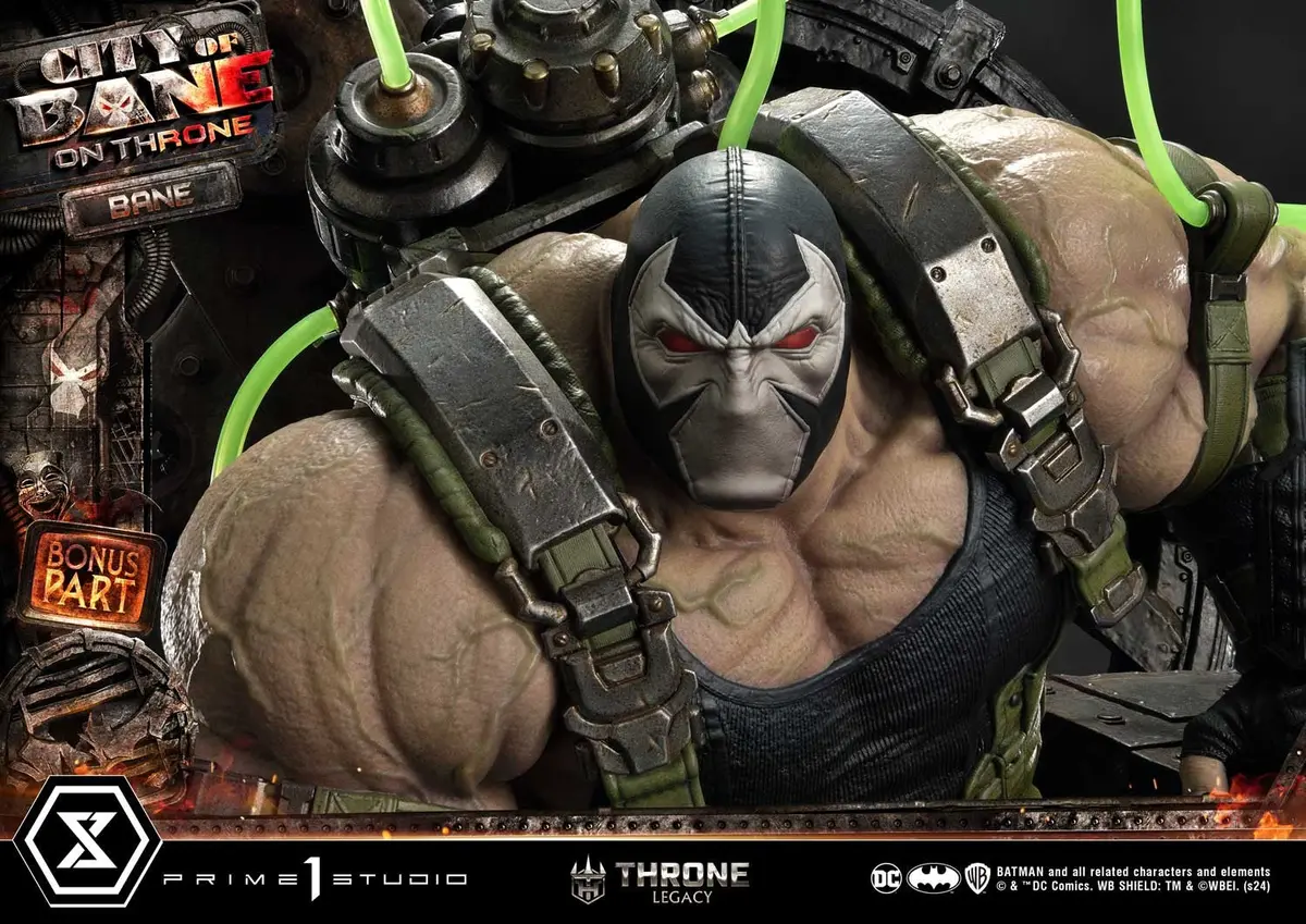 Dc Comics Batman City Of Bane: Bane On Throne Deluxe Bonus Version 1