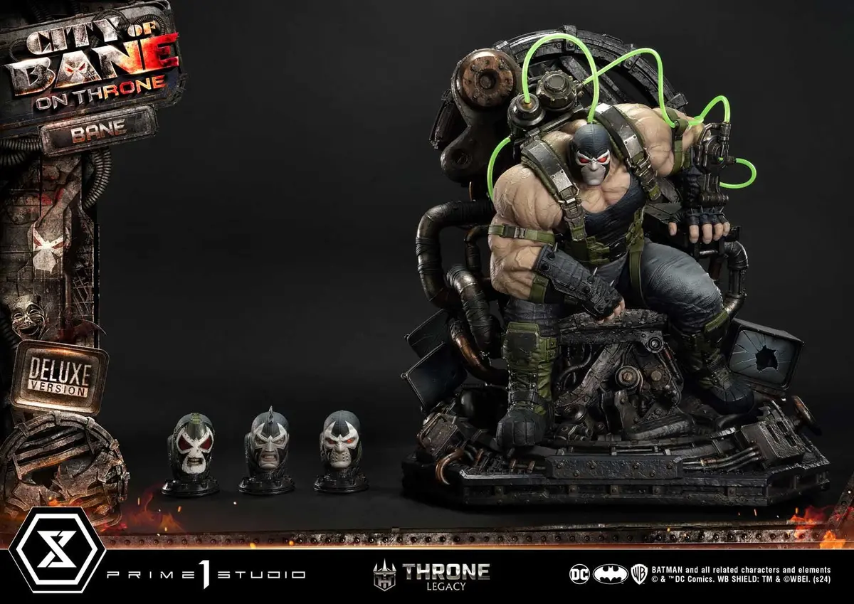 Dc Comics Batman City Of Bane: Bane On Throne Deluxe Version 1