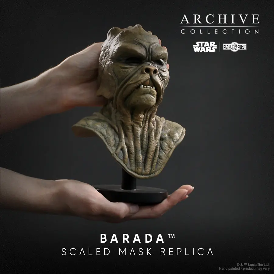 Star Wars Return Of The Jedi: Barada Scaled Mask Replica Numbered Edition 1