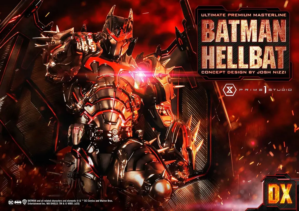 Dc Comics: Batman Hellbat Concept Design By Josh Nizzi Deluxe Version (Pre-Order) 1