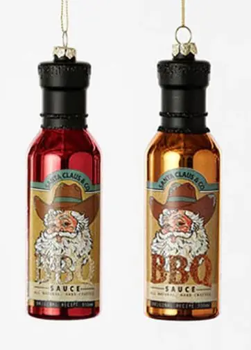 Bbq Sauce Ornaments - Glass 1