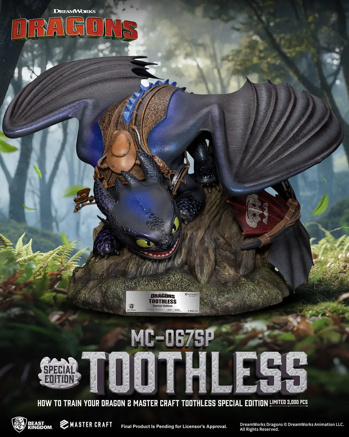 How To Train Your Dragon 2 (2014): Toothless (Special Edition) 1