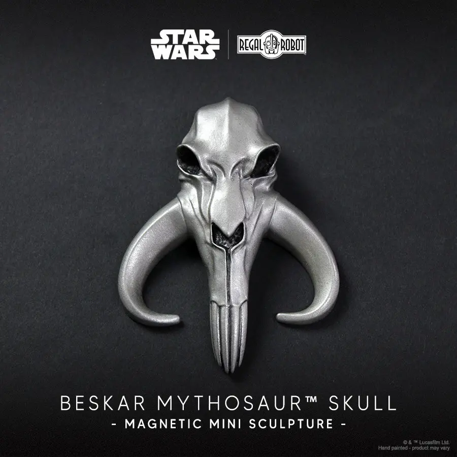 Star Wars The Mandalorian: The Armorer’S Beskar Mythosaur Skull Magnet 1