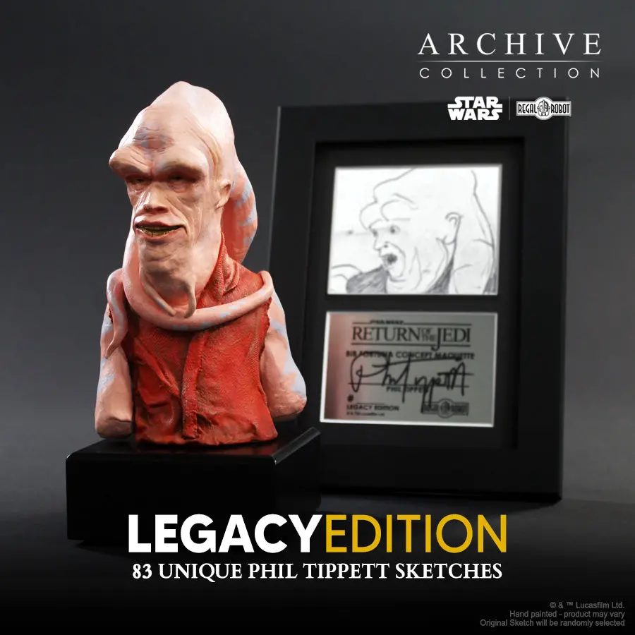 Star Wars Return Of The Jedi: Bib Fortuna Concept Maquette Replica Legacy Edition 1