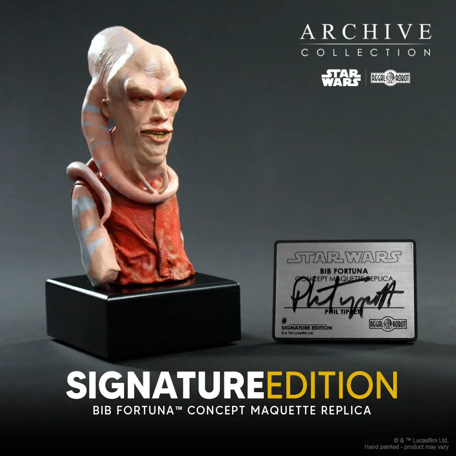 Star Wars Return Of The Jedi: Bib Fortuna Concept Maquette Replica Signature Edition 1