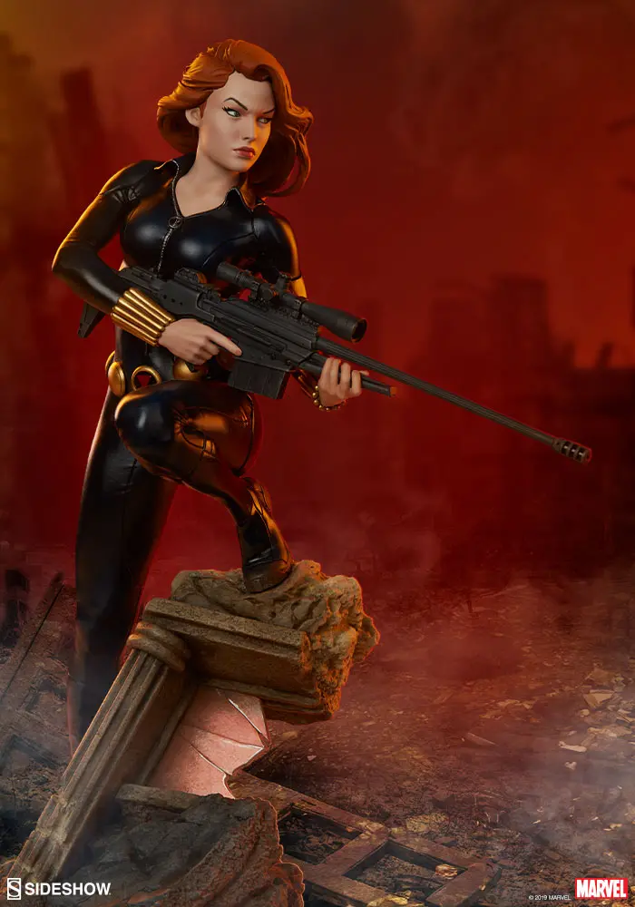 Avengers Assemble Black Widow Statue 1