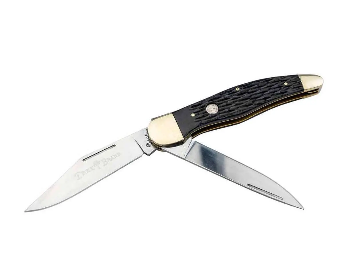 Böker - Traditional Series 2.0 Folding Hunter Jigged Black Bone 1