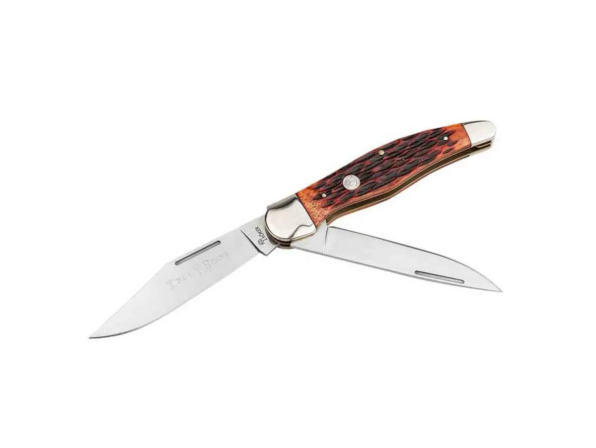 Böker - Traditional Series 2.0 Folding Hunter Jigged Brown Bone 1