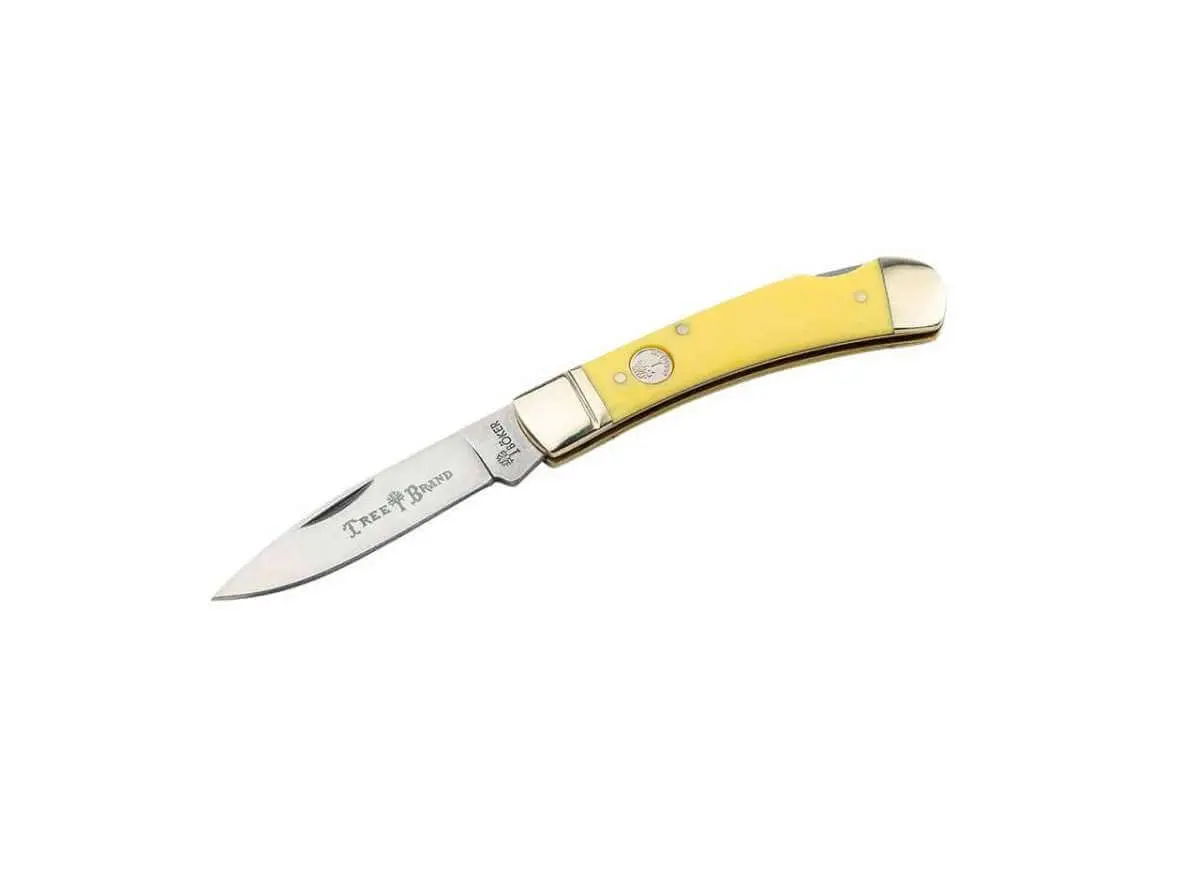 Traditional Series 2.0 Gentleman's Lockback Yellow Delrin - Böker Tree Brand 1