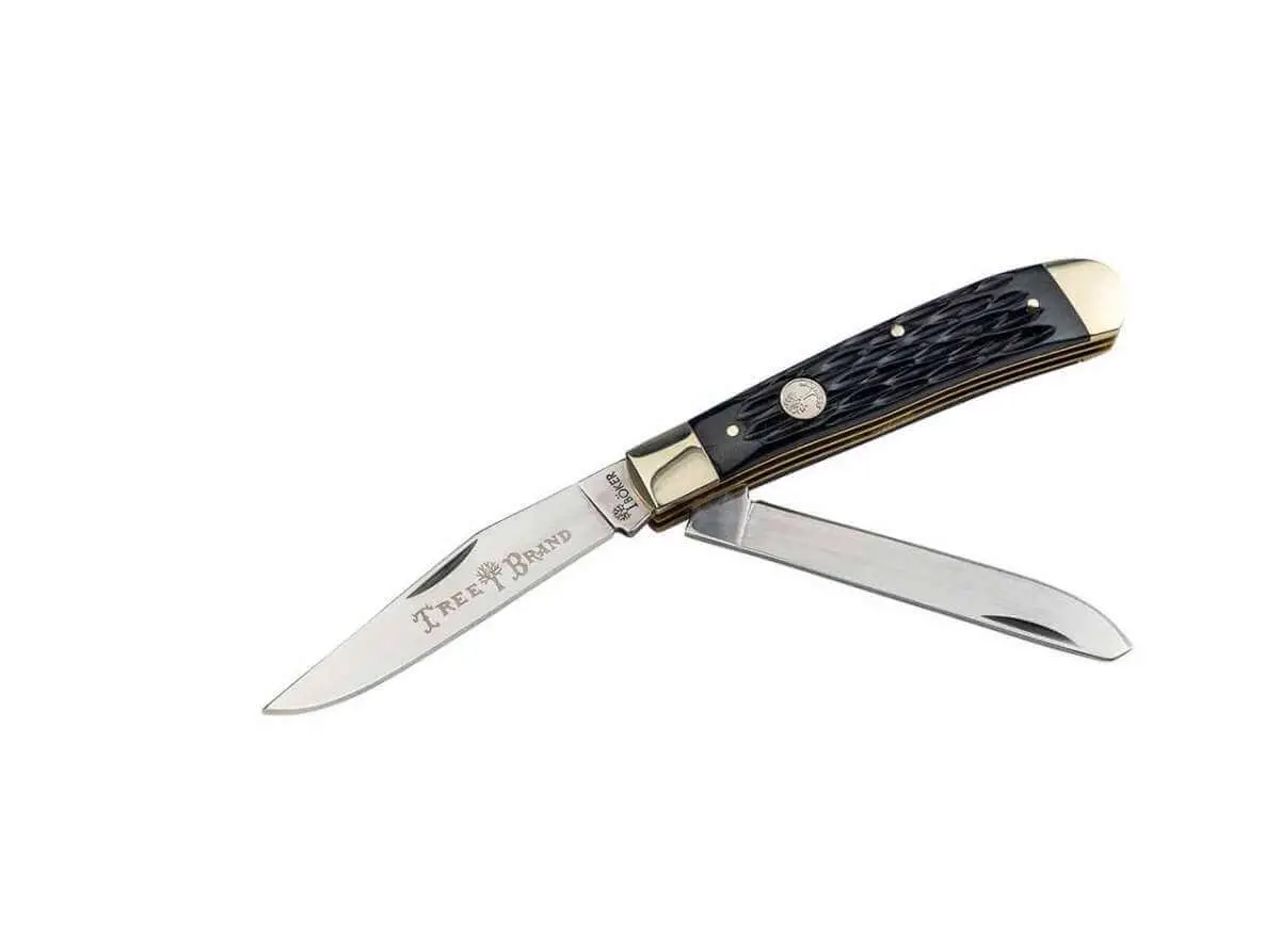 Traditional Series 2.0 Trapper Jigged Black Bone - Böker Tree Brand 1