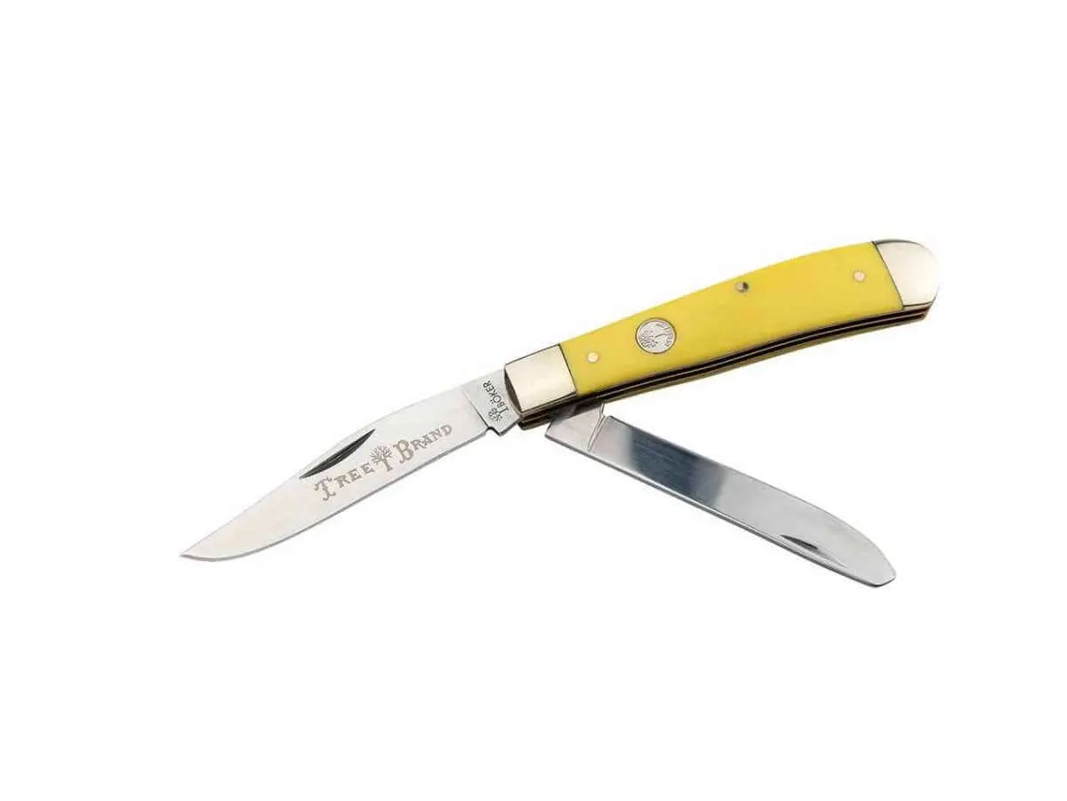 Böker - Traditional Series 2.0 Trapper Yellow Delrin 1