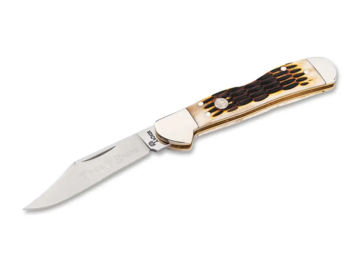 Ts 2.0 Copperhead Backlock Amber Jigged Bone 1