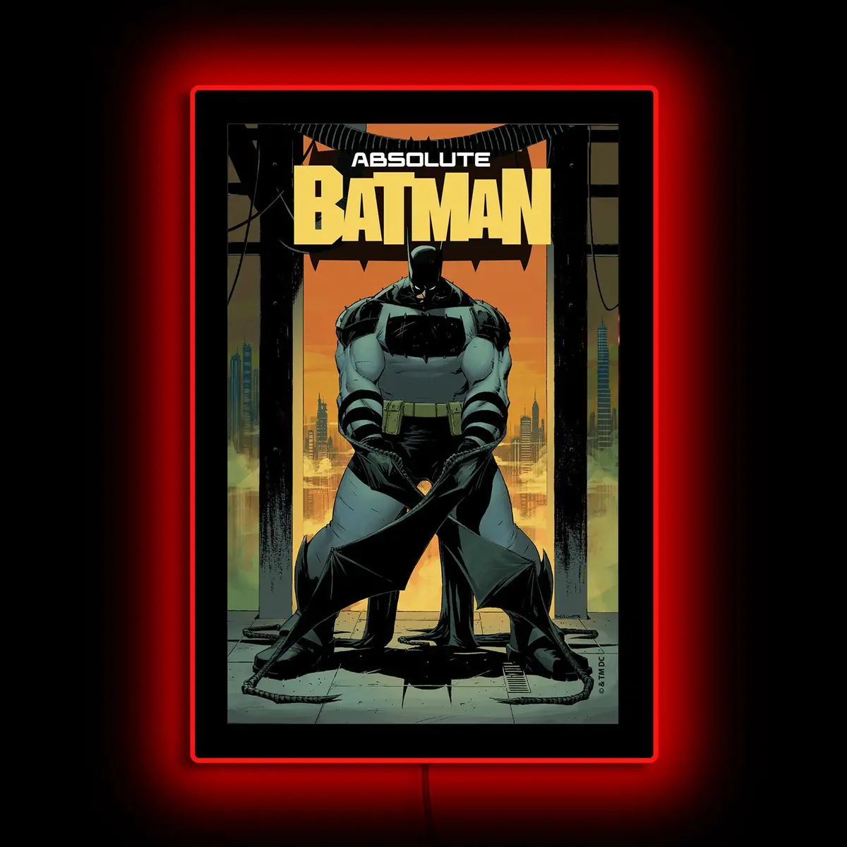 Dc Comics: Absolute Batman Led Poster 1
