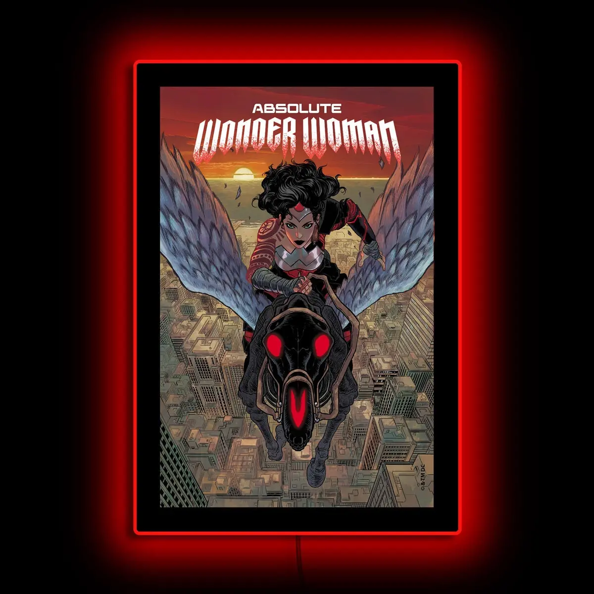 Dc Comics: Absolute Wonder Woman Led Poster (Pre-Order) 1