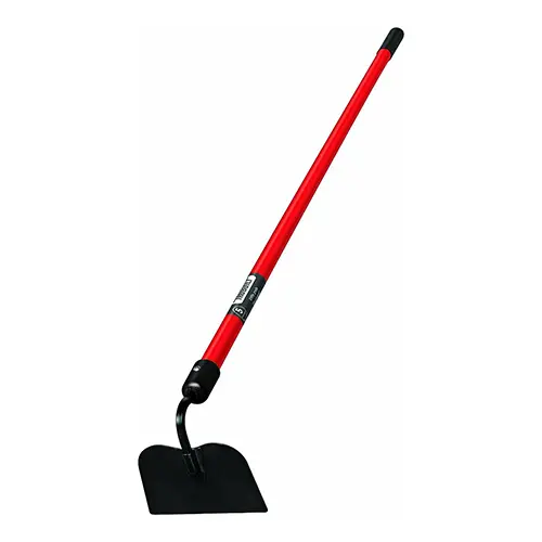 Tru Built Long Fiberglass Handle Welded Garden Hoe, 6" Head - 55" 1