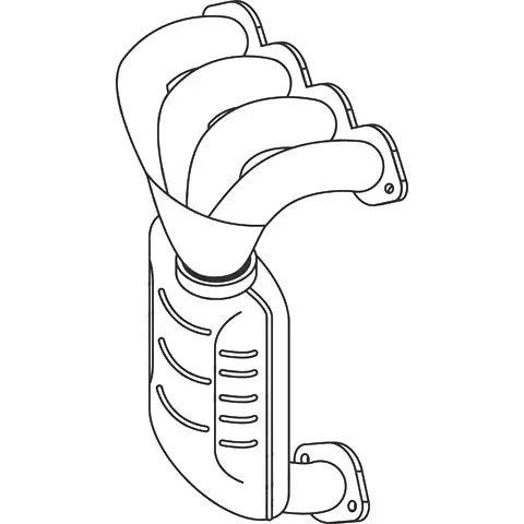 Redback Enviro Catalytic Converter For Hyundai Elantra (06/2006 - 12/2011) 1