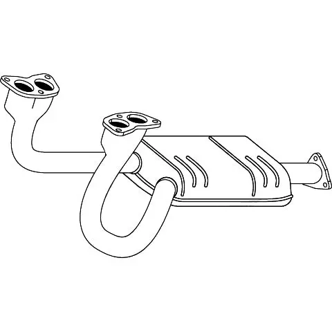 Redback Enviro Catconverters Underfloor To Suit Subaru Liberty (01/1989 - 07/1994) 1