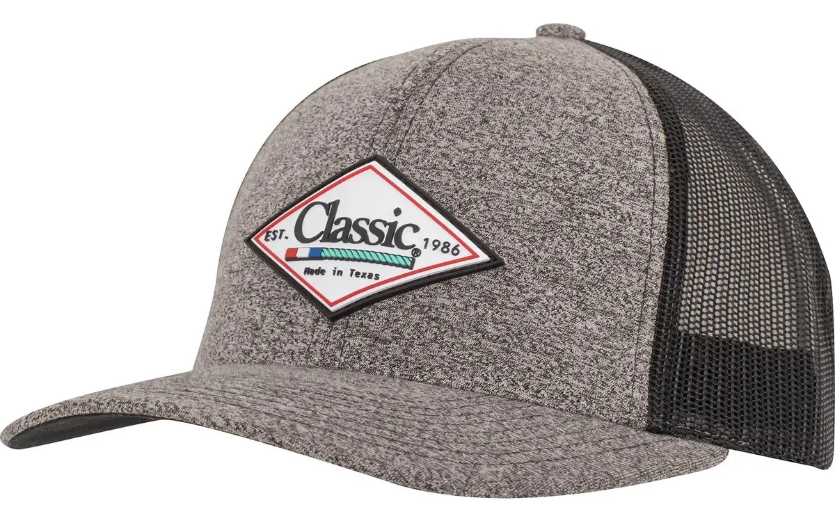 Classic Trucker Snapback Cap, Diamond Patch 1