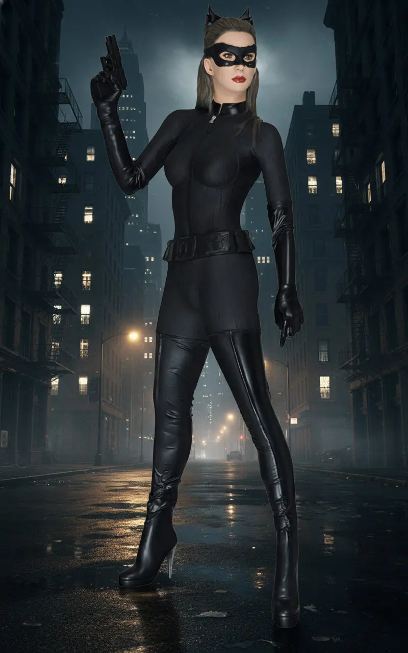 Dc The Dark Knight Rises (2012): Catwoman Life Size Fiberglass Statue 1