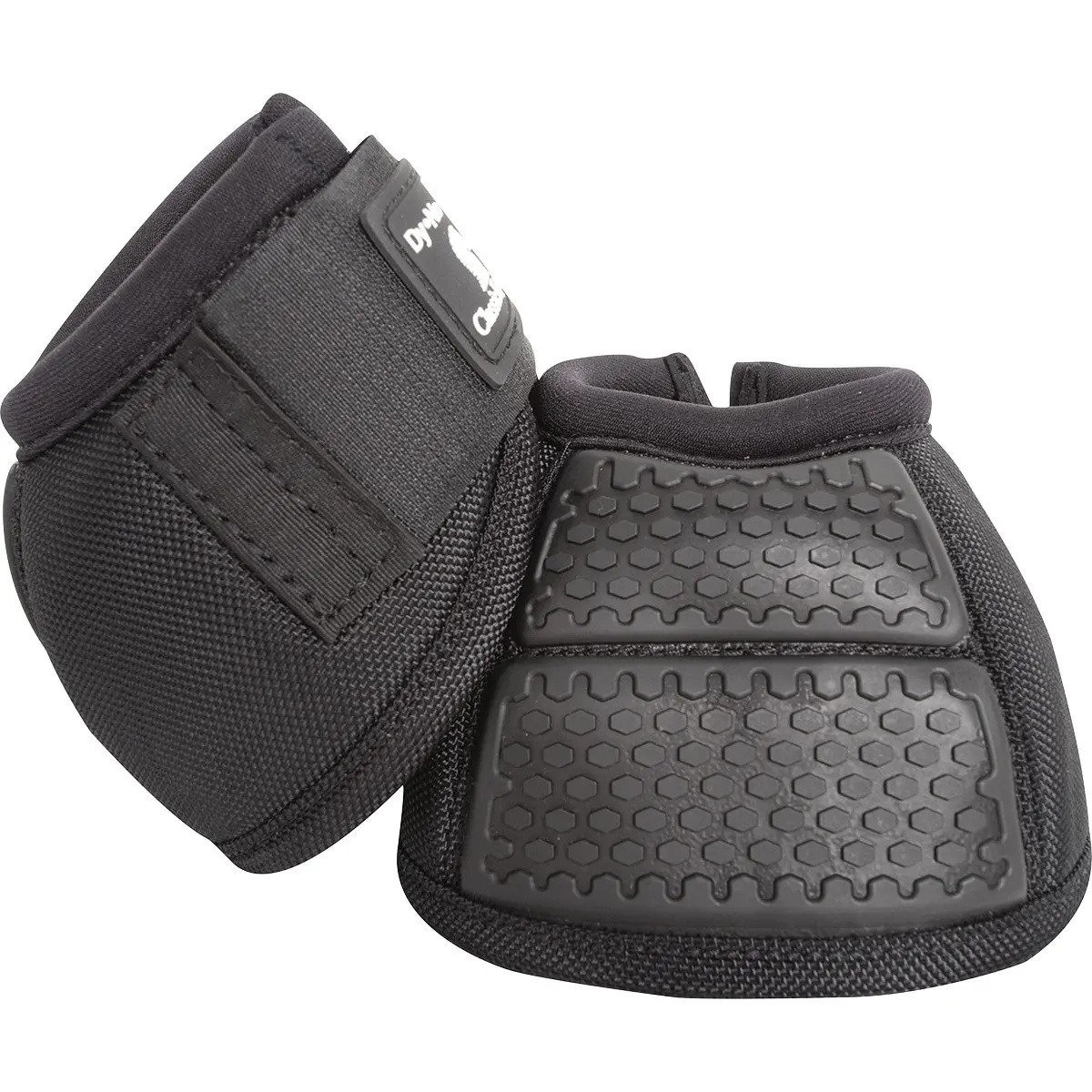 Classic Equine Flexion No Turn Bell Boots, Black 1