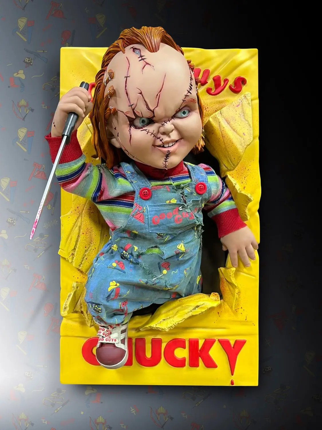 Bride Of Chucky (1998): Chucky Half Scale Wall Sculpture 1