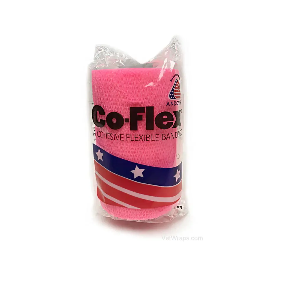 Coflex-Vet 4" Neon Pink 1