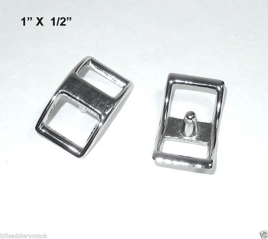 1/2" Nickel Plated Conway Buckle 1