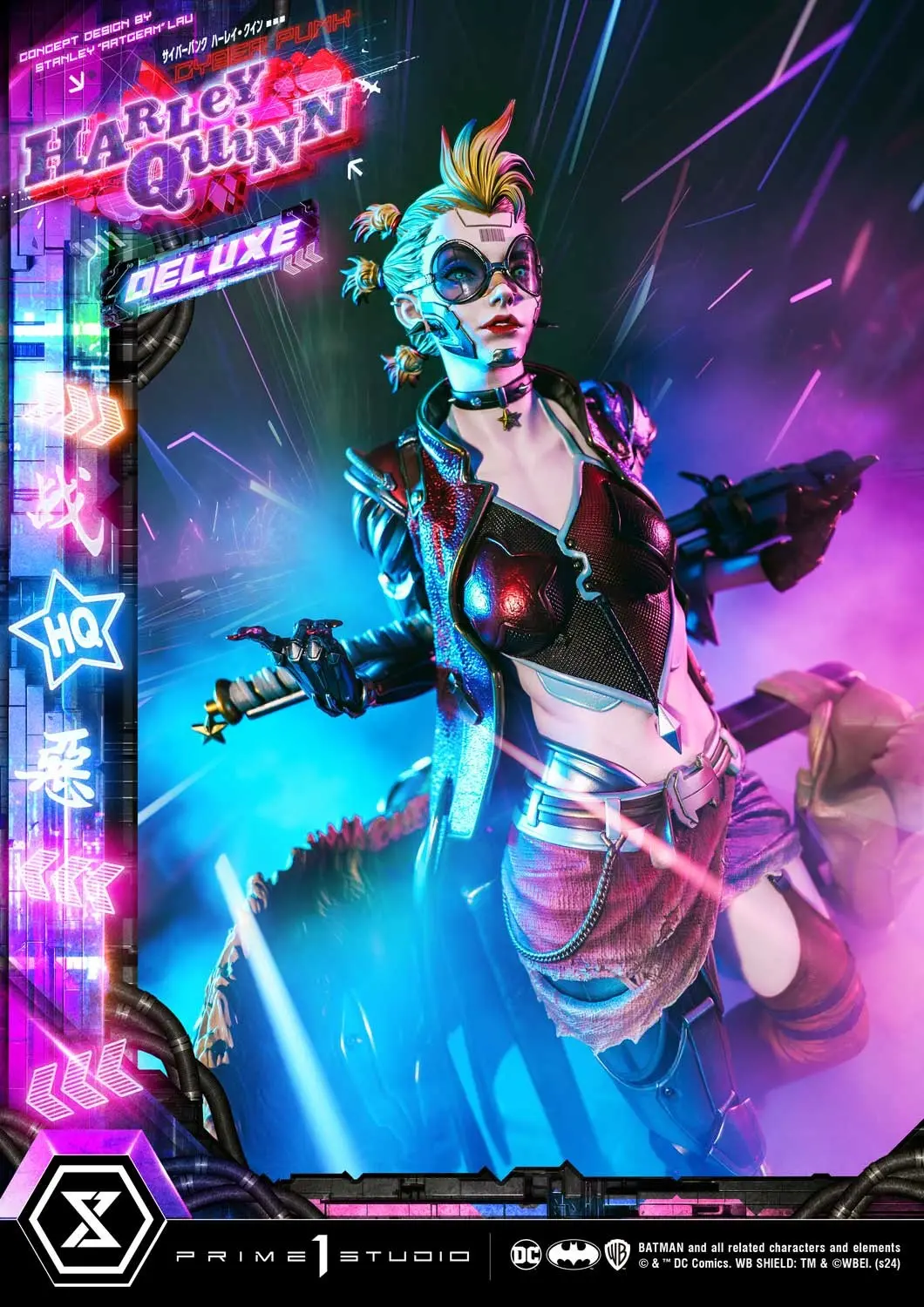 Dc Comics: Cyberpunk Harley Quinn Deluxe Version (Pre-Order) 1